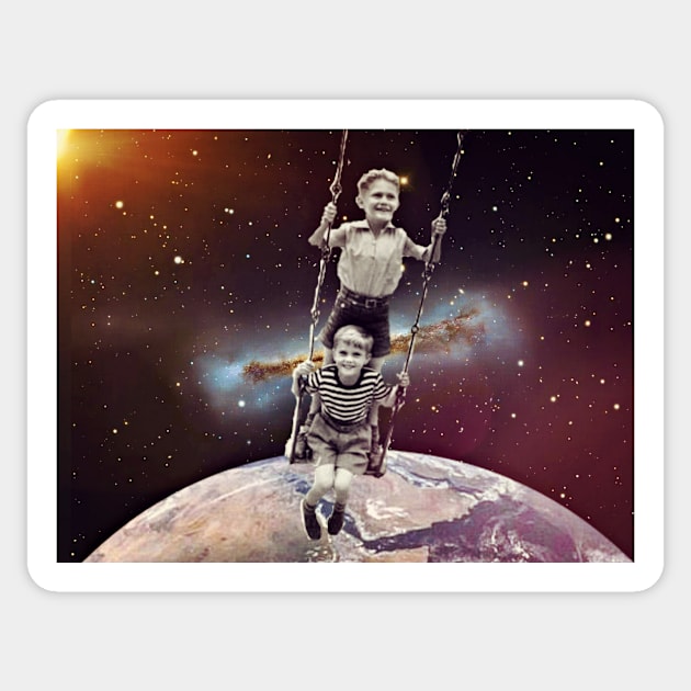 Children of Freedom Sticker by montagealabira